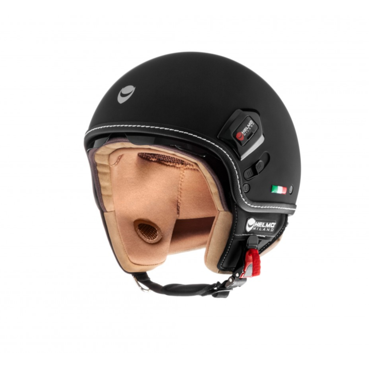 Helmo Milano Demi Jet, Puro Premium, black matt