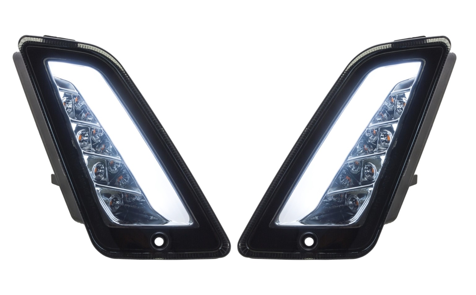 Turn signal kit front left/right for Vespa GTS/GTS Super/GTV 125-300cc ('14-), tinted