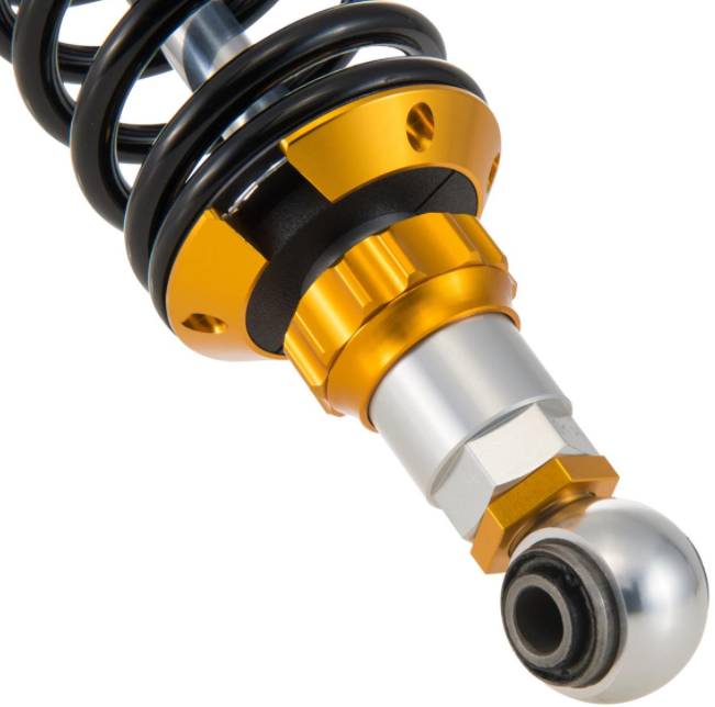 Rear shock absorber for Vespa Primavera/Sprint 125-150cc ('14-), black/silver/orange