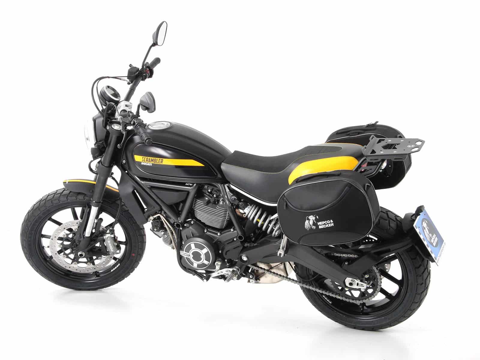 C-Bow side carrier black for Ducati Scrambler 800 (15-18) Hepco & Becker