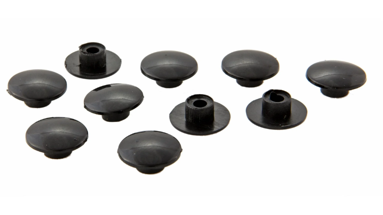 Cover cap wheel stud front or rear, black