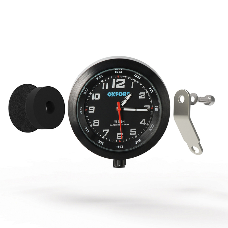 ANALOG CLOCK BLACK FACE/BLACK