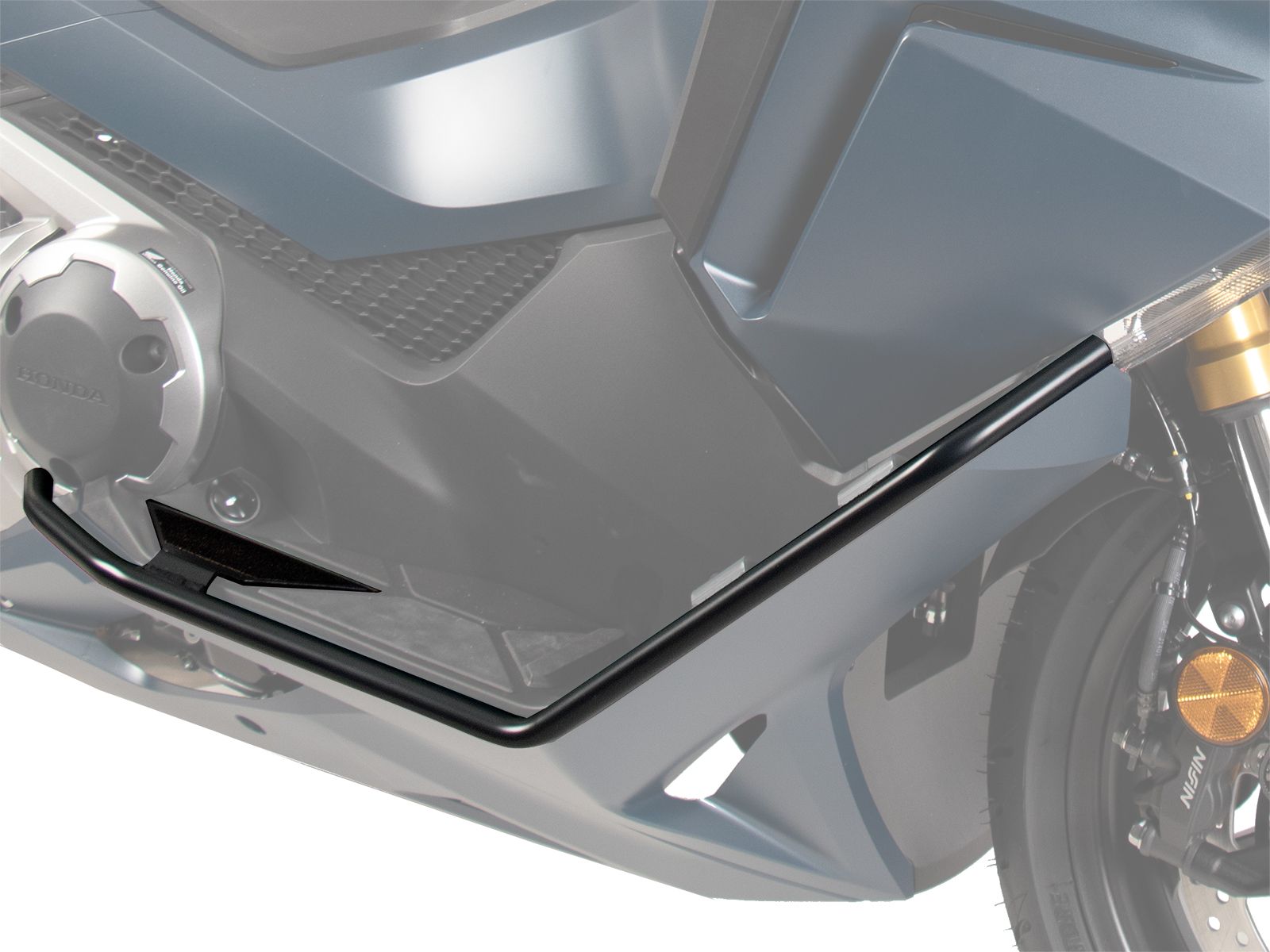 Fairing protection bar black for Honda NSS 750 Forza (21-) Hepco & Becker