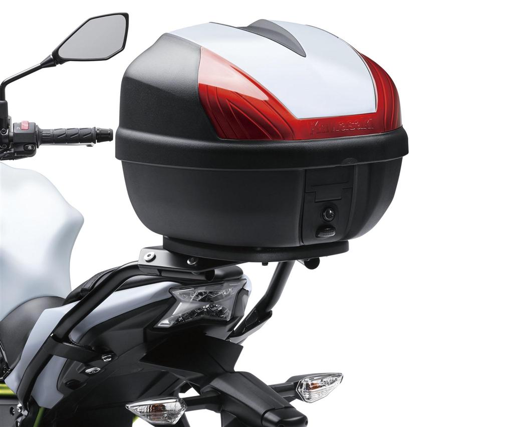 Topcase (30L) Incl. carrier plate for Kawasaki Ninja 650 / Z 650/S / Versys-X 300 Original
