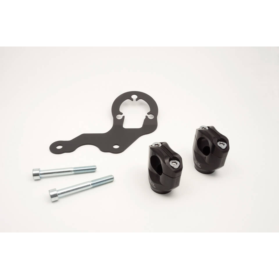 LSL Klemmbock-Kit 28,6 mm, für Ducati Scrambler,  2015, schwarz