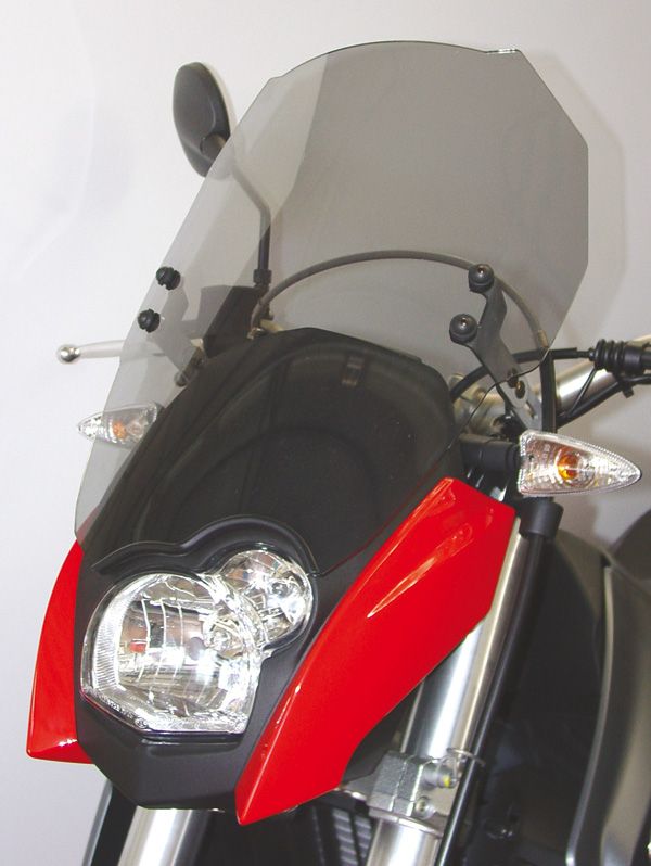 Medium windshield for BMW G 650 Xmoto (06-07), light tint