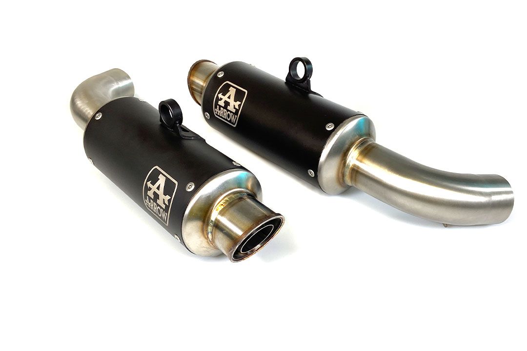 ARROW exhaust DARK GP2 for Ducati Hypermotard 950 (19-)