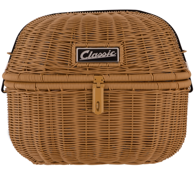 Luggage basket Classic for Vespa, brown