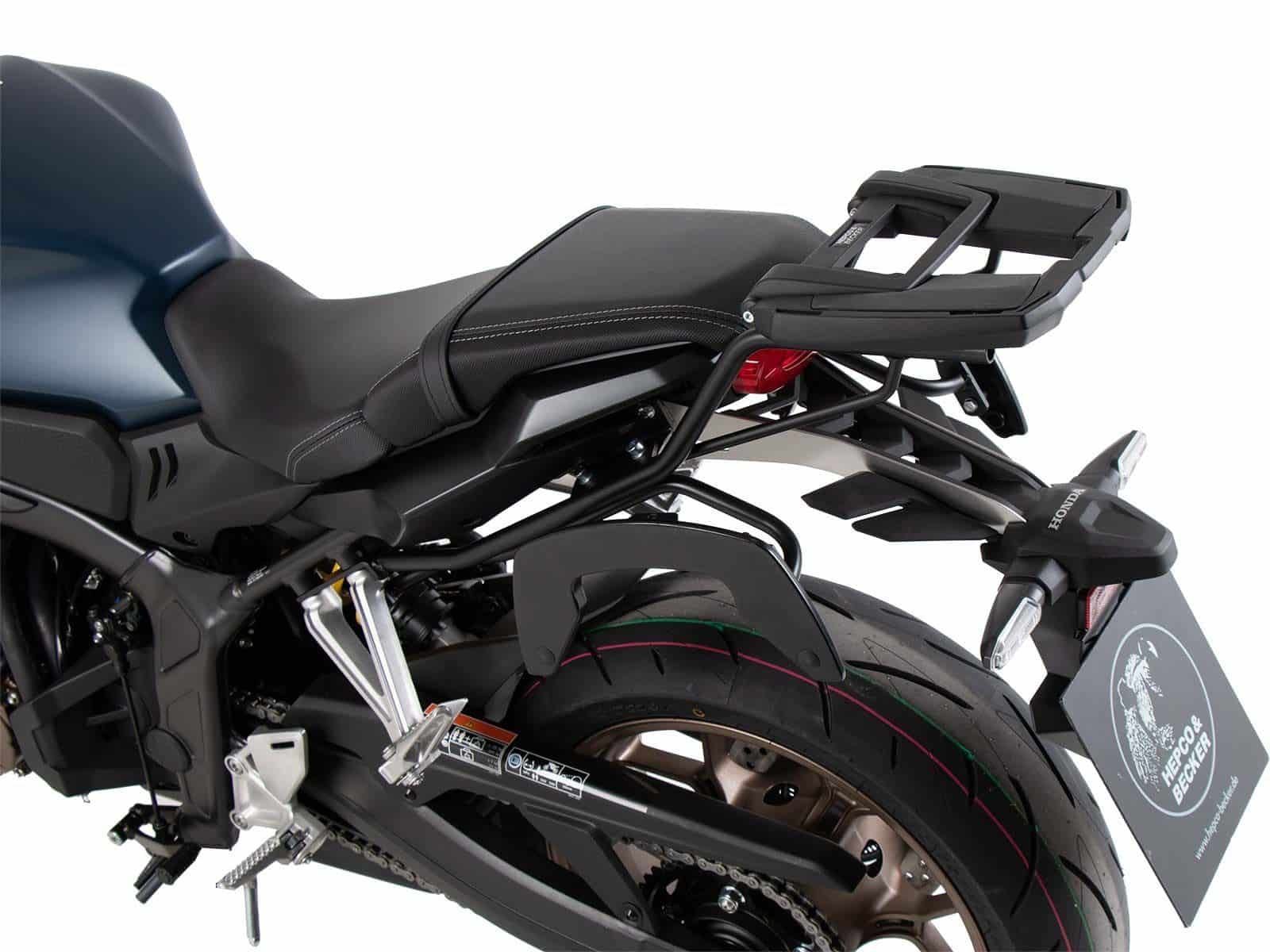 Easyrack top case carrier black for Honda CB 650 R (21-23) Hepco & Becker