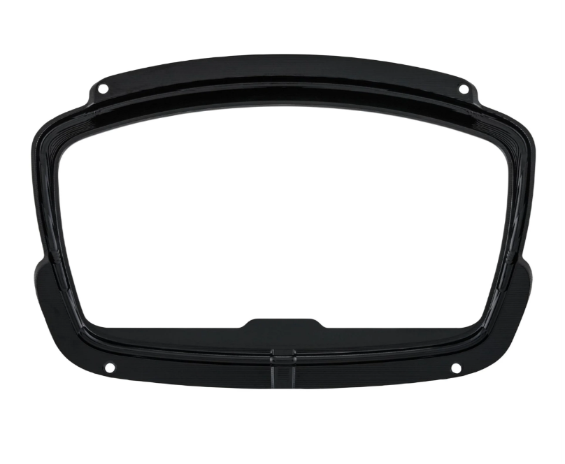 Decorative ring speedometer for Vespa GTS Supertech HPE 125/300 ('19-), black glossy