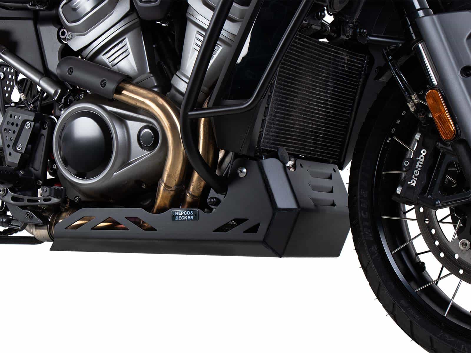 Engine protection plate black for Harley Davidson Pan America (21-) Hepco & Becker