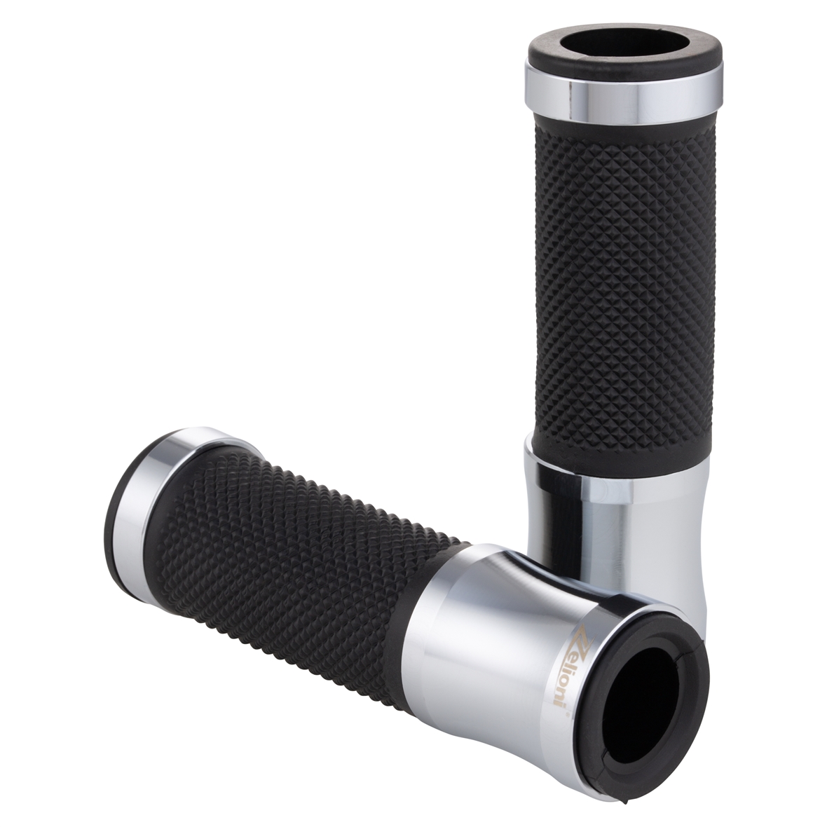 Grips Zelioni chrome for Vespa ET/LX/LXV/S/Primavera/Sprint 50-150ccm