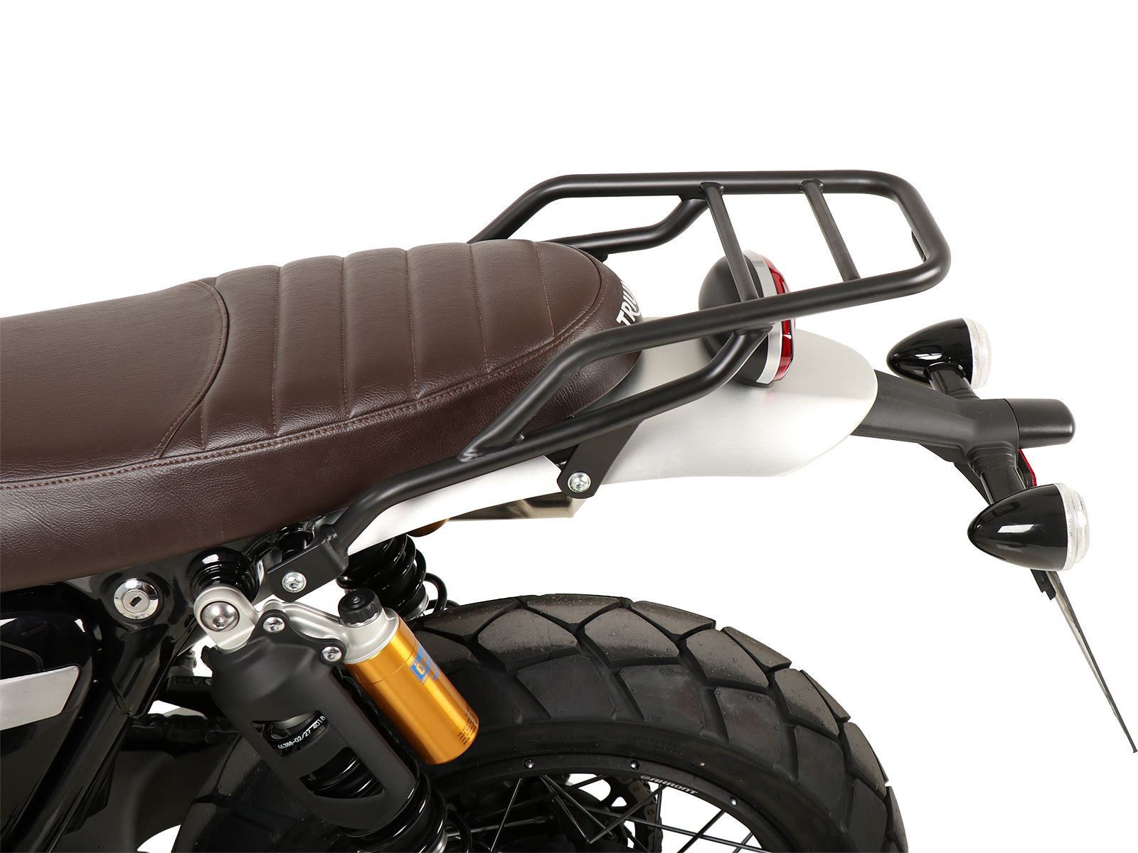 Tubular luggage rack black for Triumph Scrambler 1200 XE (24- ) Hepco & Becker