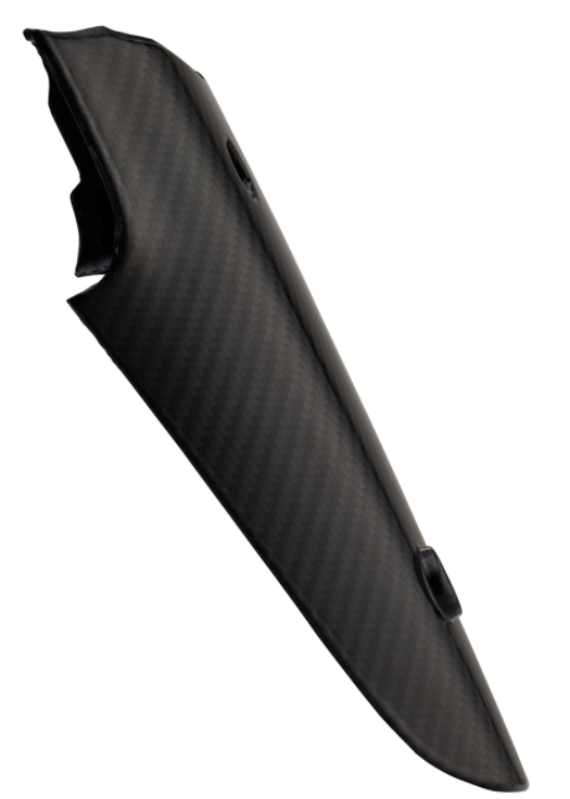 Rear license plate holder for Vespa GTS/GTS Super/GTV 125-300cc, Carbon