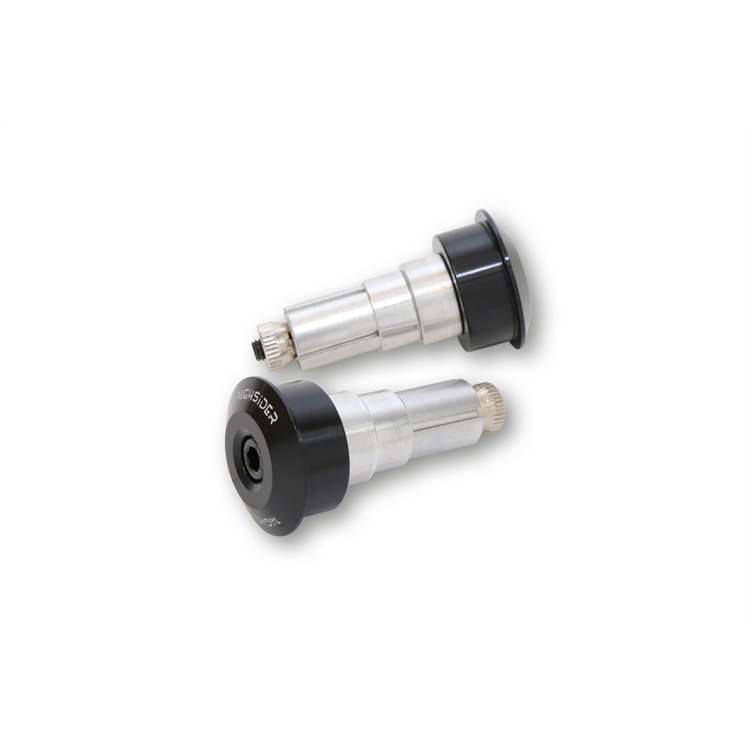 Mounting kit for bar end mirrors without bar end weights, black, Highsider DOT