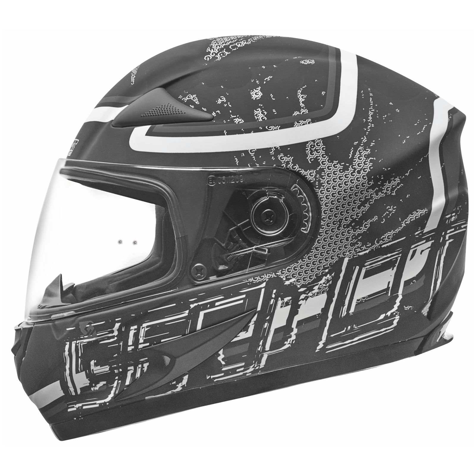 Germot oversize helmet GM 720, matt black / gray