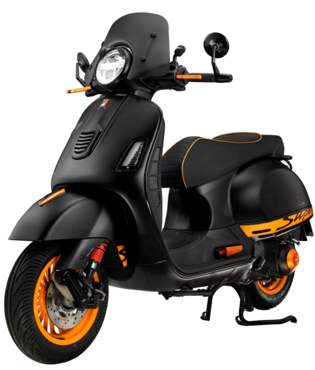 Cover vario lid for Vespa Primavera/Sprint 125-150ccm i.e. 3V 4T AC, orange matt