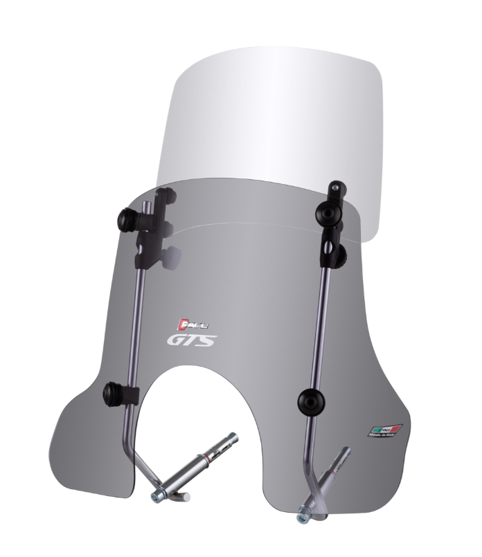 Windshield FACO "Twin-Screen "for Vespa GTS /GTS Super 125/300cc (`23-), tinted
