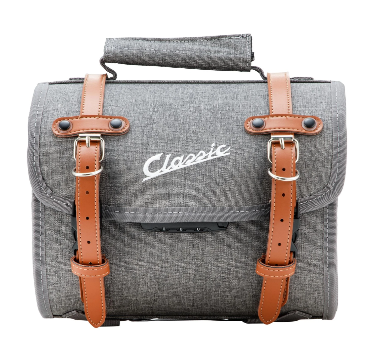 Bag "Classic" small for Vespa, nylon, gray