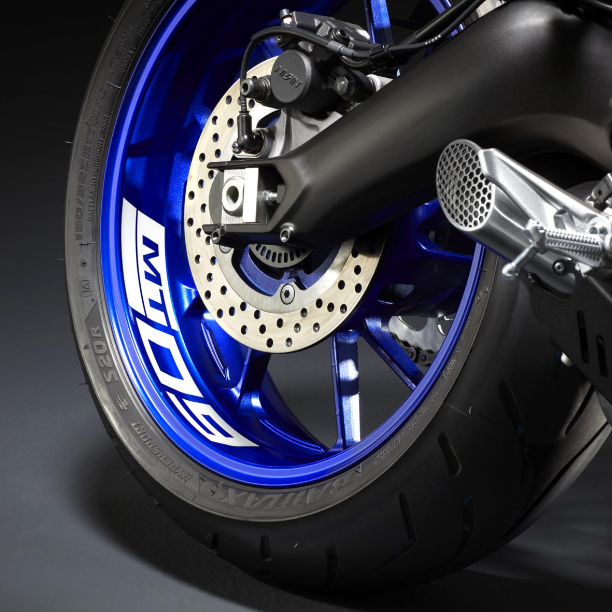 Reflective rim sticker for rear wheel original Yamaha