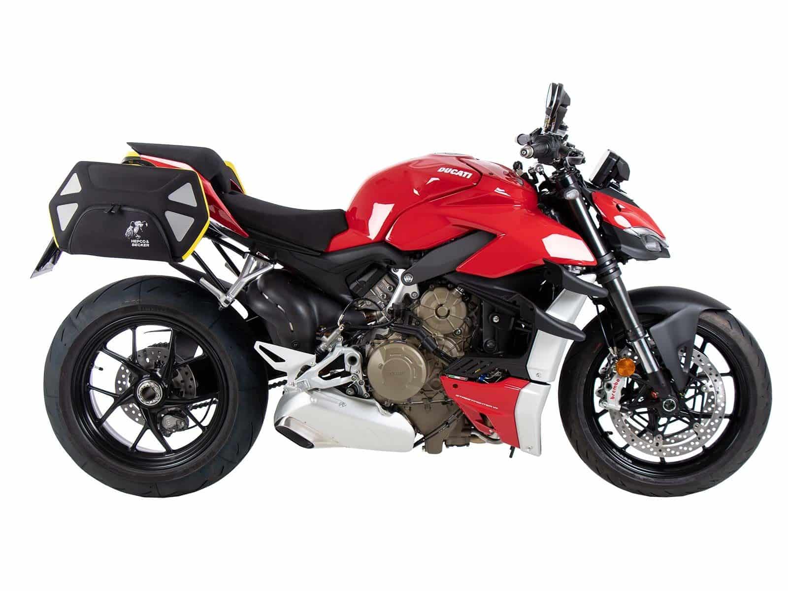 C-Bow side carrier black for Ducati Panigale V4 /S /R (18-24) Hepco & Becker