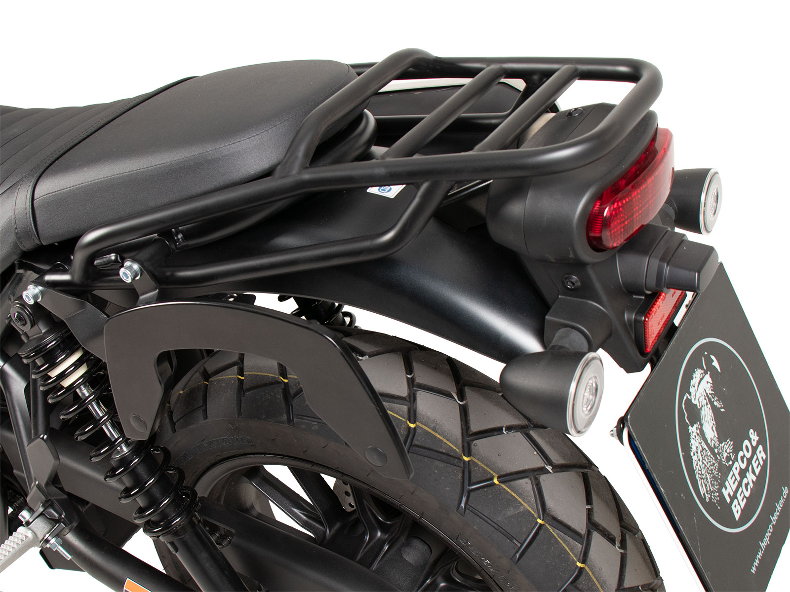 C-Bow side carrier left black for Honda CL 500 Scrambler (23-) Hepco & Becker