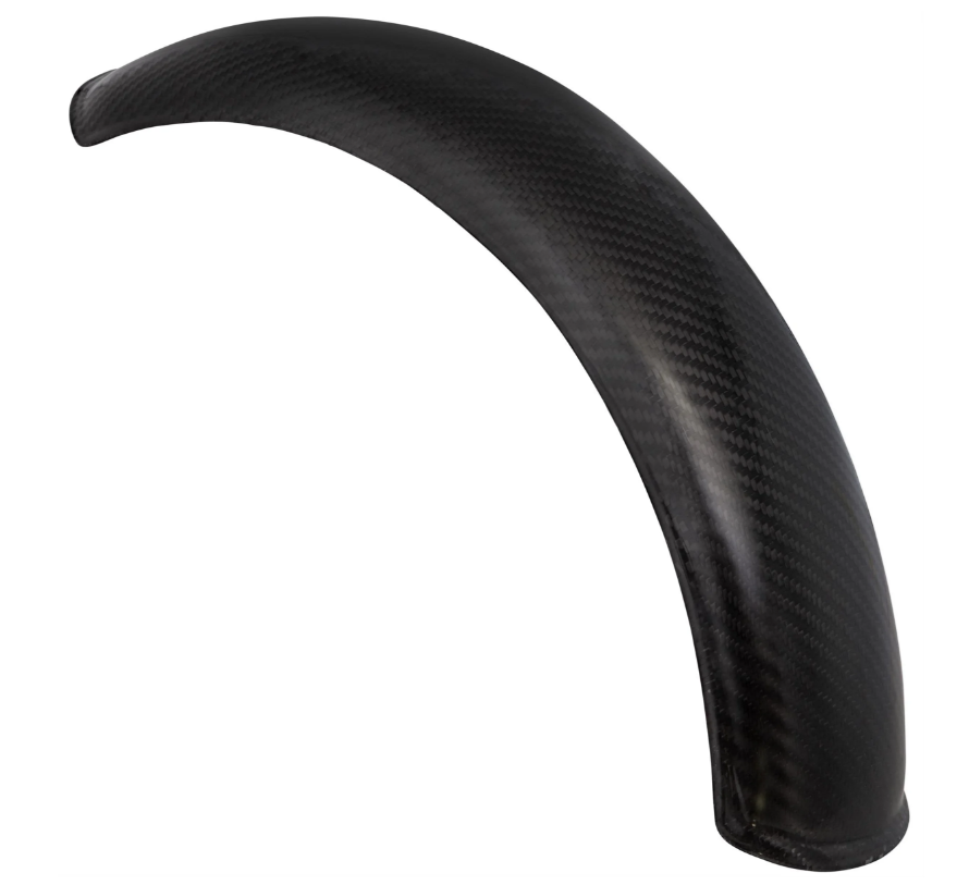 Mudguard Garelli EVO II without bracket, universal for Vespa PX 80-200cc, carbon clear