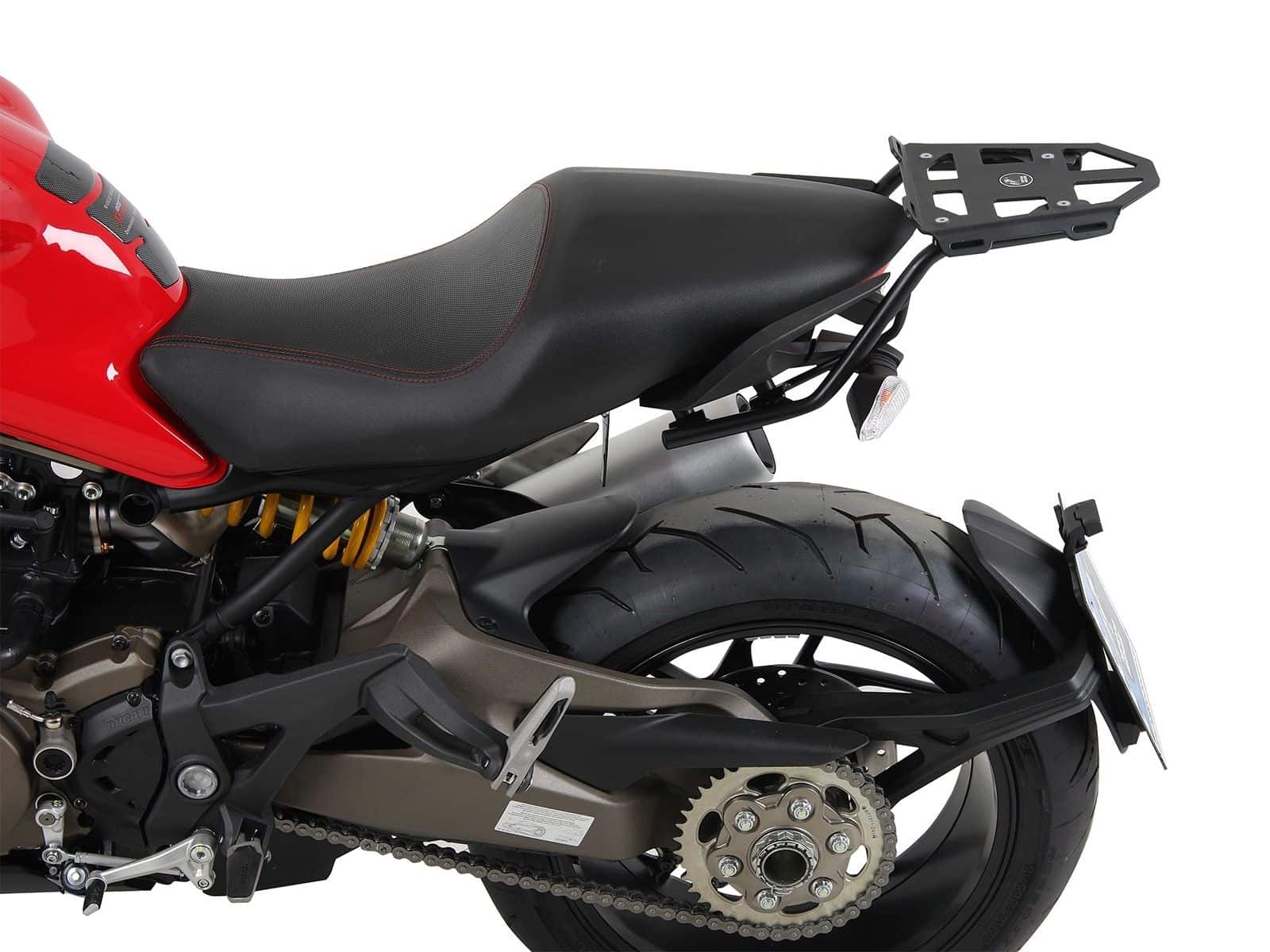 Minirack soft luggage rear carrier black for Ducati Monster 1200 /S (13-16) Hepco & Becker