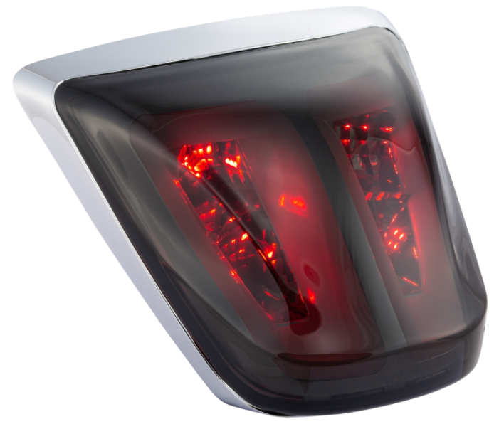 Taillight tinted for Vespa Primavera/Sprint 50-150cc, edge - chrome