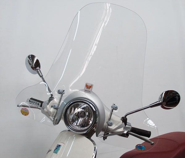 Medium-high windshield clear for Vespa Primavera (13-24)