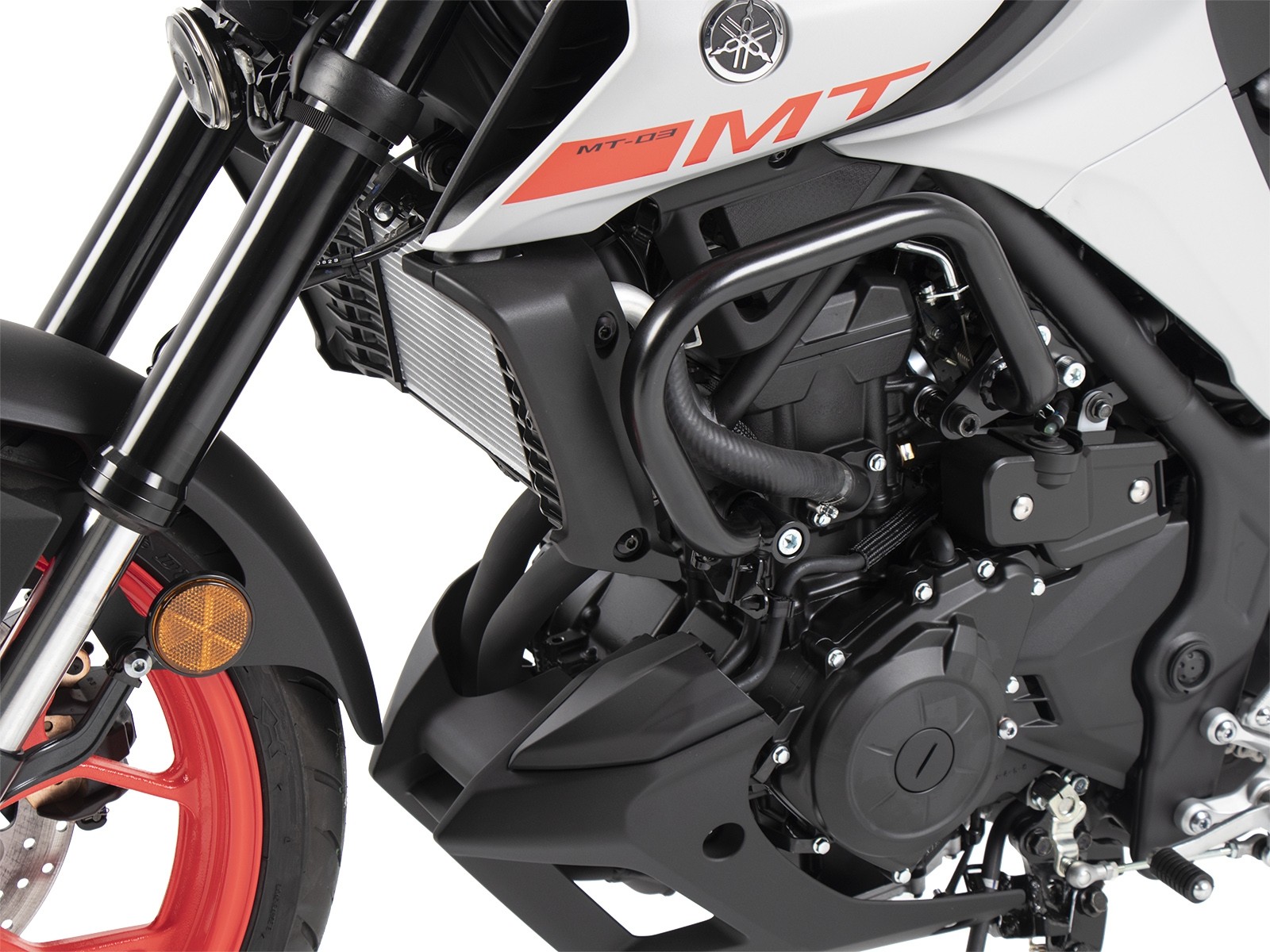 Engine Guard incl. Protectionpad black for Yamaha MT-03 (Bj.20-) Hepco & Becker