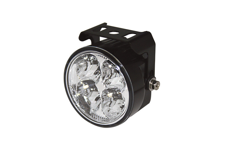 HIGHSIDER pro LED daytime running light black round (1pc)