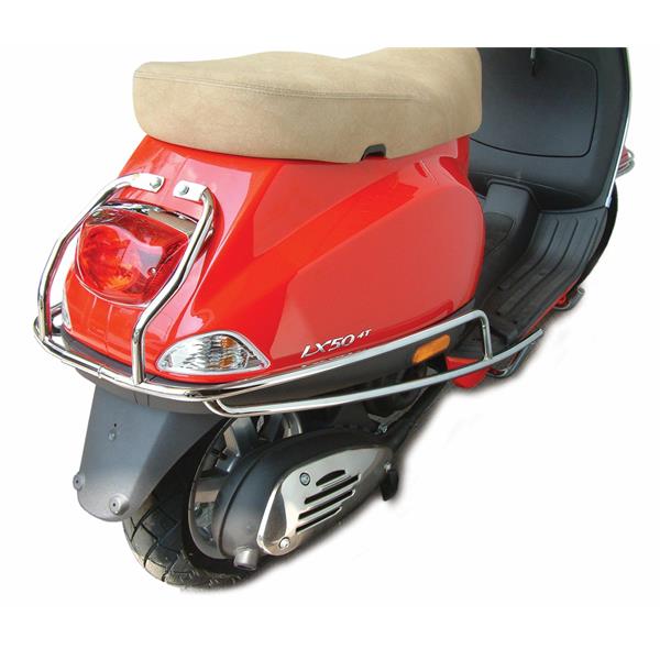 Crash bar rear chrome for Vespa ET2/ET4/LX/LXV/S 50-150cc Cuppini