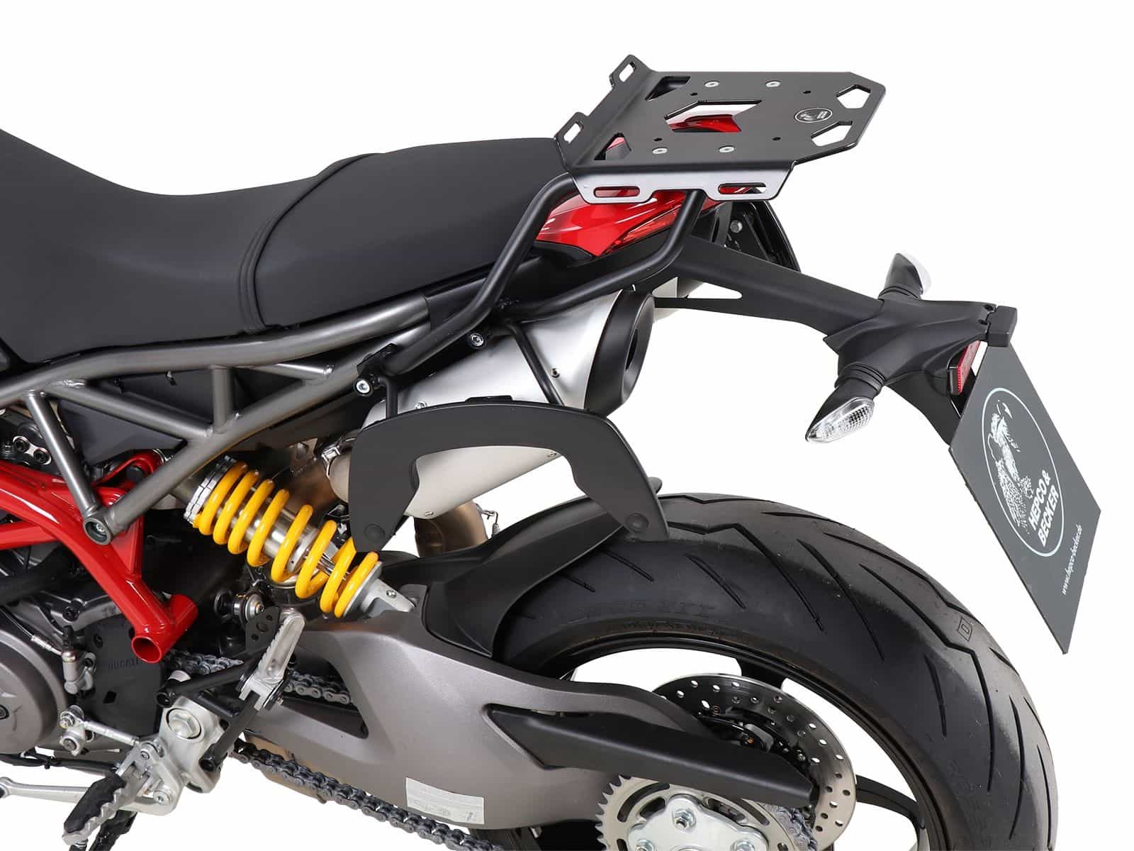 C-Bow side carrier black for Ducati Hypermotard 950 /SP (19-) Hepco & Becker