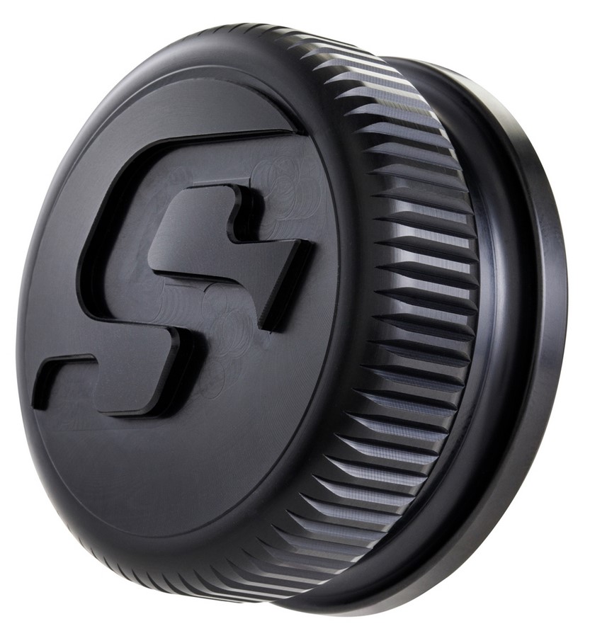 Gas cap for Vespa, black matt