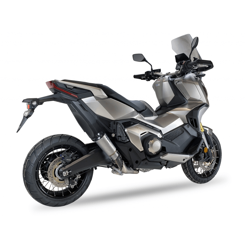 IXIL RC muffler Honda X-ADV 750 /Forza 750, stainless steel silver, E-approved, Euro3+4+5