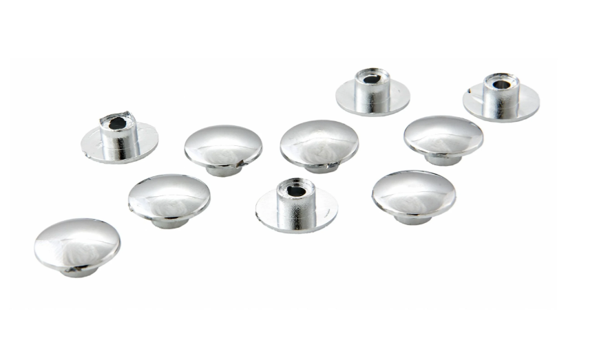 Cover cap wheel stud front or rear, chrome