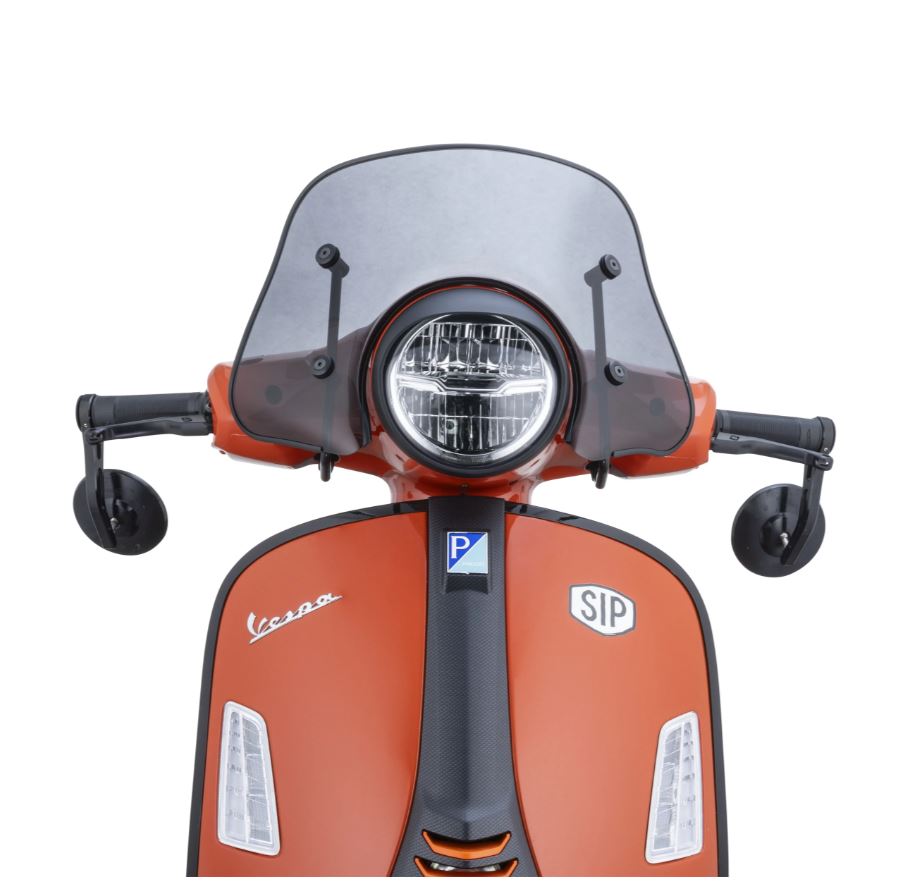 Flyscreen ERMAX Piccolo H 160 mm for Vespa GTS/GTS Super (`23-), tinted