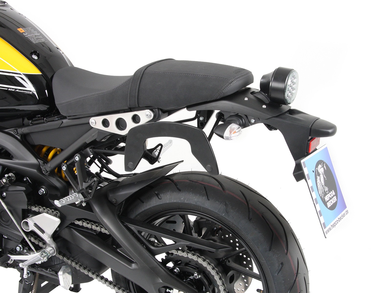 C-Bow side carrier black for Yamaha XSR 900 (Bj.16-) Hepco & Becker