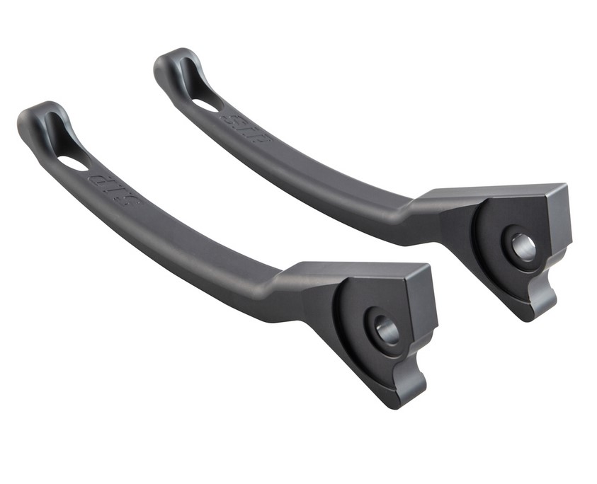 Sport lever set brake for Vespa, right and left, gray matt