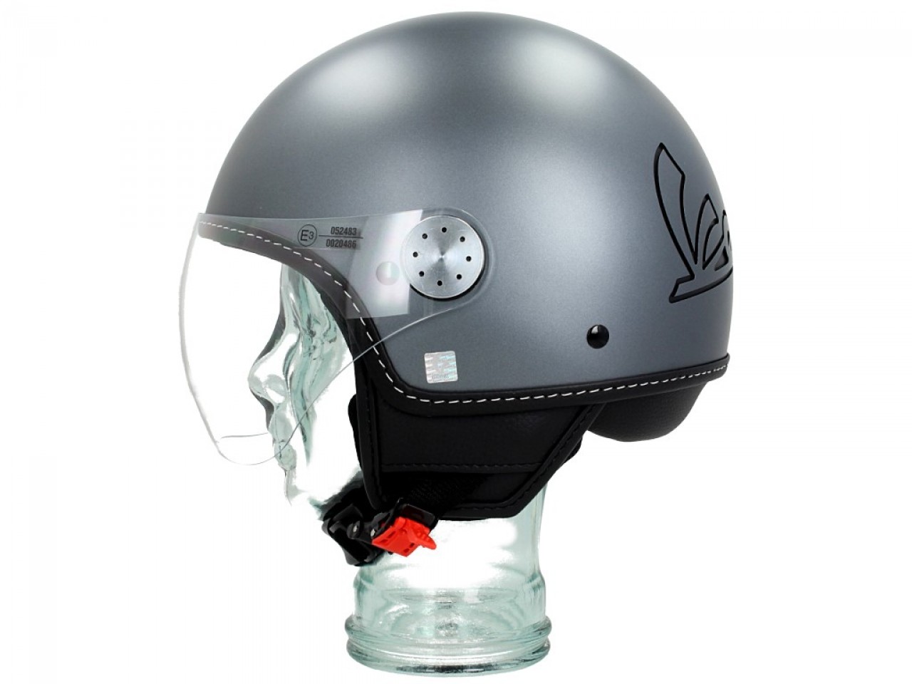 Vespa jet helmet Visor 3.0 grigio titan