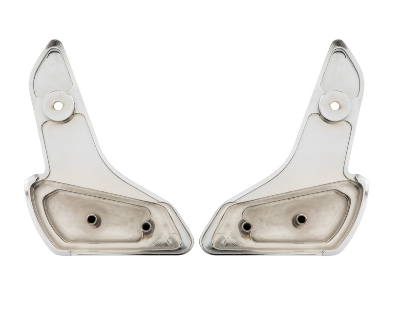 Footrests right and left for Vespa Primavera /Sprint 50-150ccm 2T/4T AC, chrome