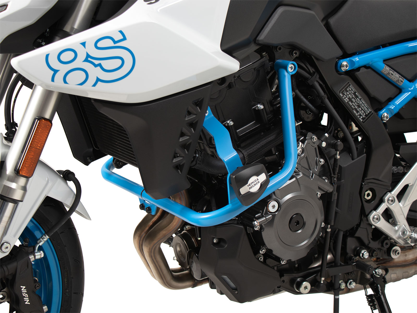Engine Guard blue incl. ProtectionPad for Suzuki GSX-8S (23-) Hepco & Becker