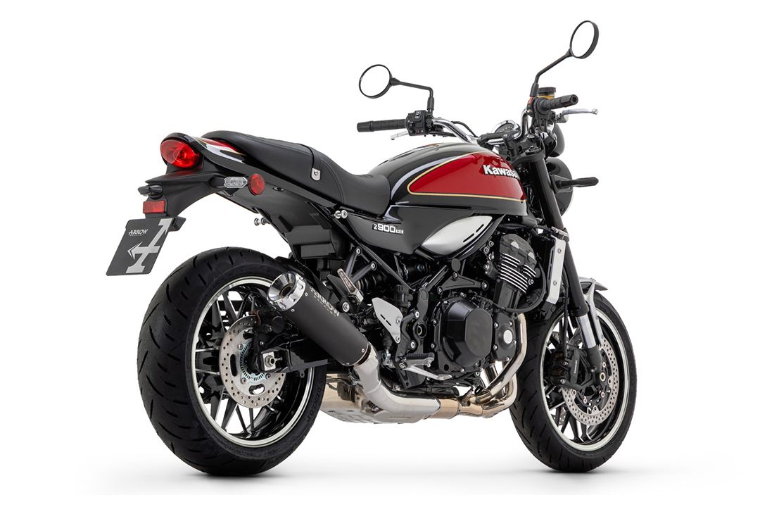 ARROW exhaust DARK REBEL for Kawasaki Z 900 RS (18-)