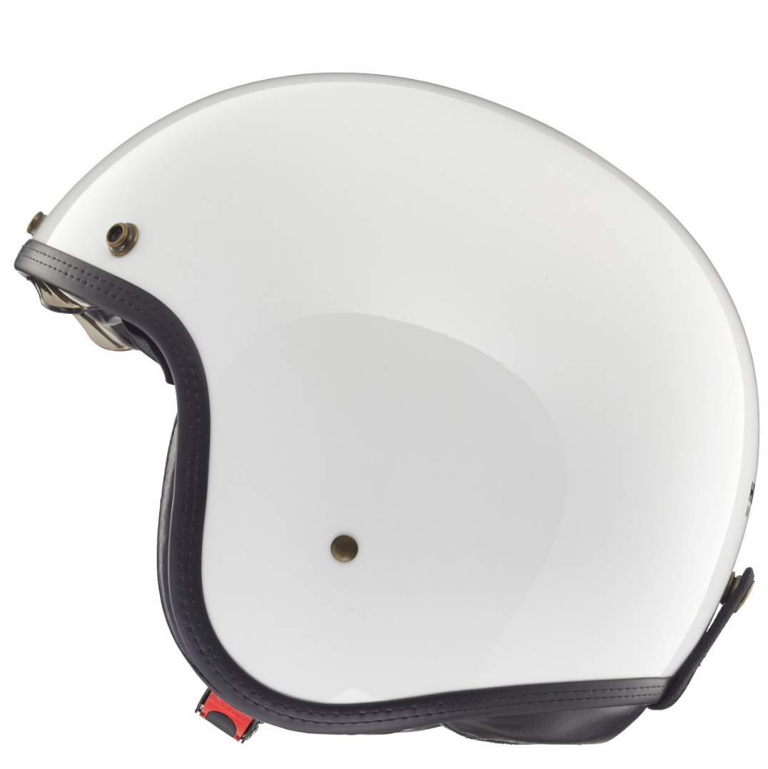 Helmo Milano jet helmet, Audace, Italy Flag, white