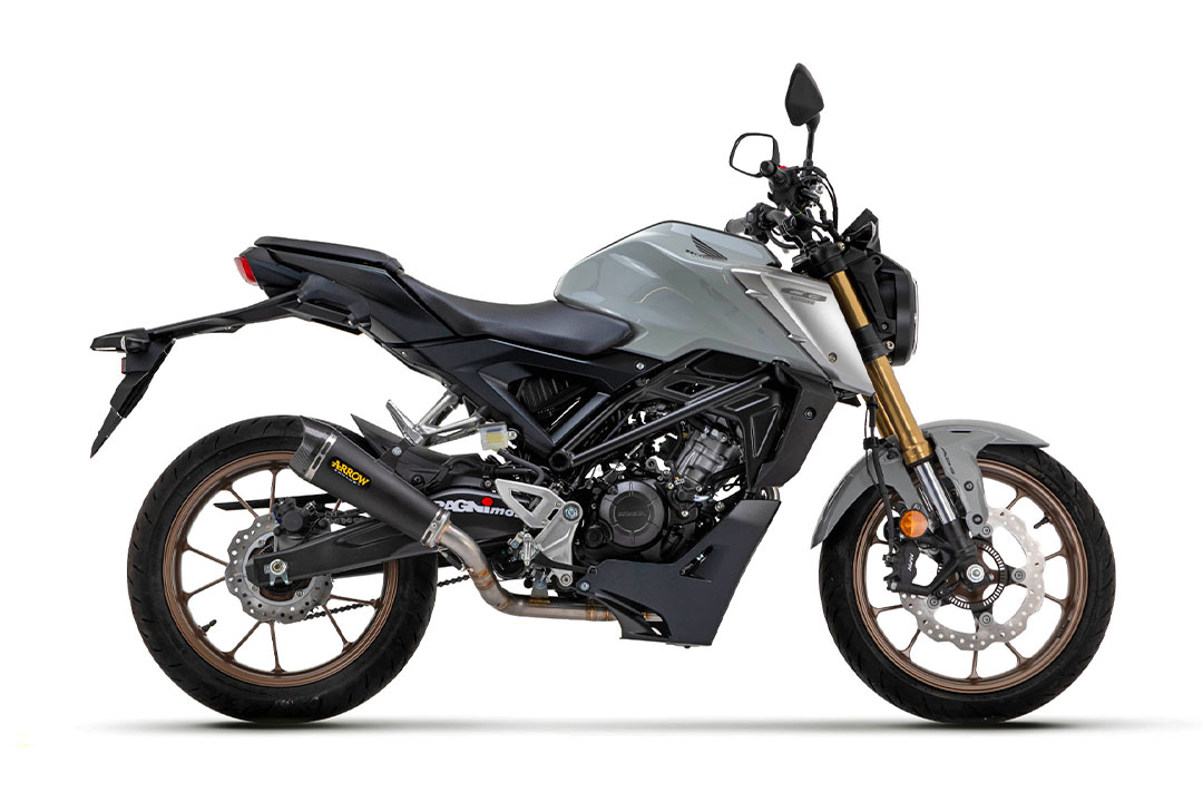 ARROW X-KONE DARK Auspuffanlage für Honda CB125R ab Modelljahr 2021-