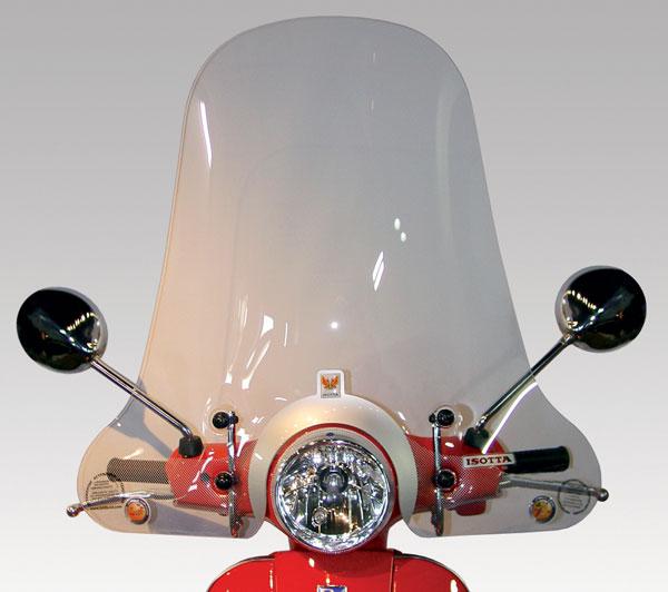 High windshield clear for Vespa LX - Isotta