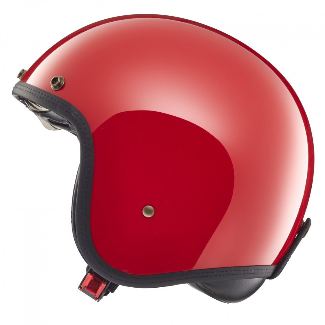 Helmo Milano jet helmet, Audace, glossy red