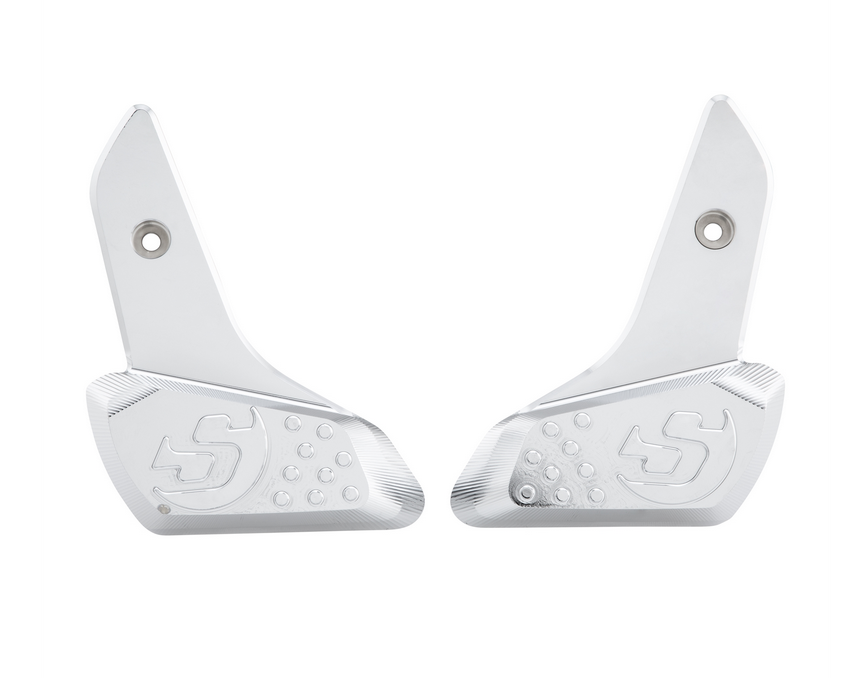 Footrests right and left for Vespa Primavera /Sprint 50-150ccm 2T/4T AC, chrome
