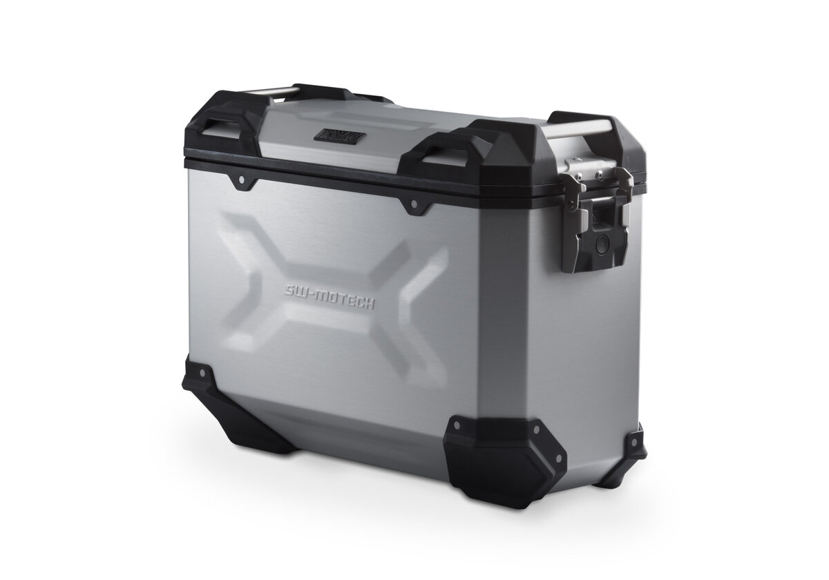 SW-Motech TRAX ADV M aluminum case 37L silver, right for Honda XL 750 Transalp (23-) SW Motech